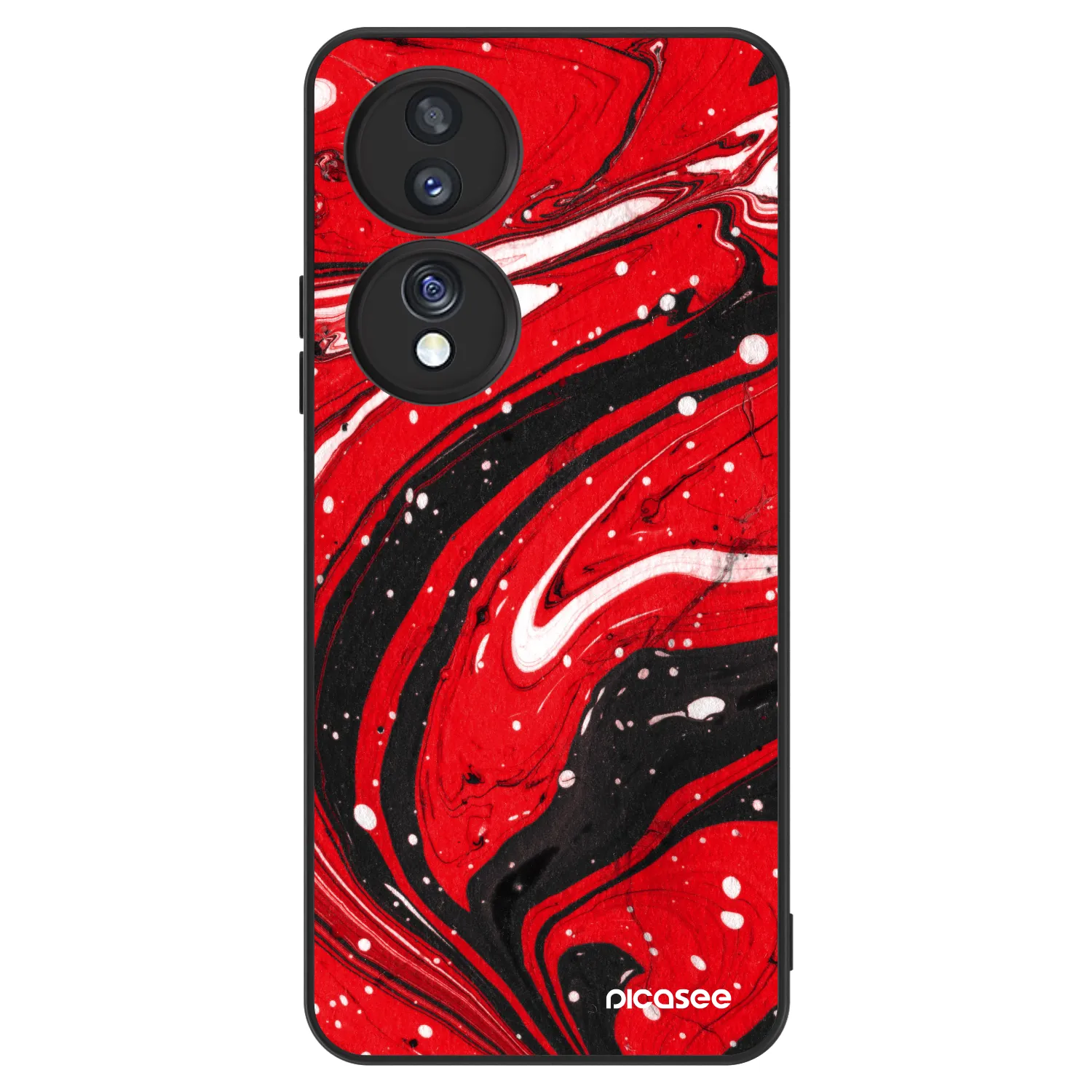 Picasee ULTIMATE CASE Honor 70 - készülékre - Red black