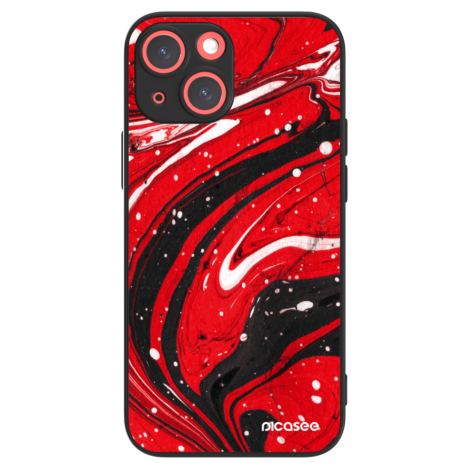 Picasee ULTIMATE CASE MagSafe Apple iPhone 13 mini - készülékre - Red black