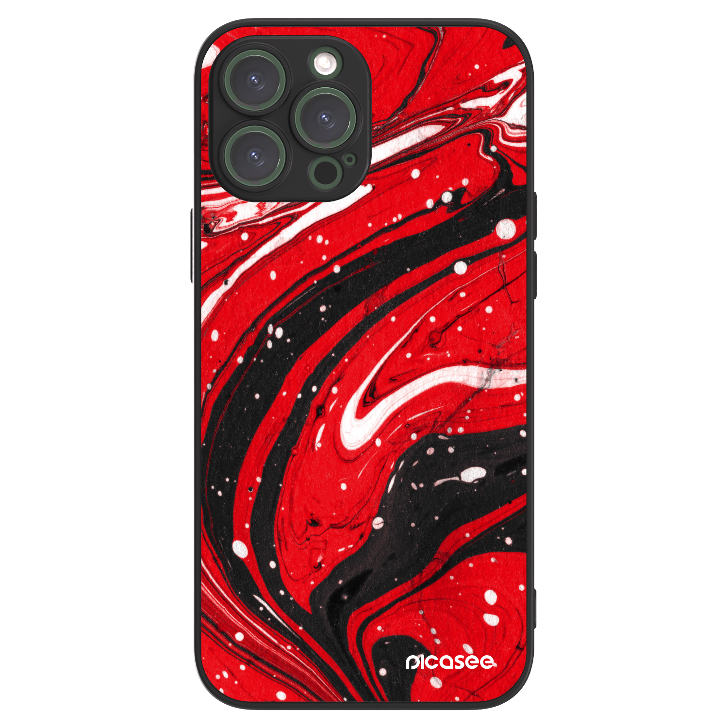 Picasee ULTIMATE CASE MagSafe Apple iPhone 13 Pro Max - készülékre - Red black