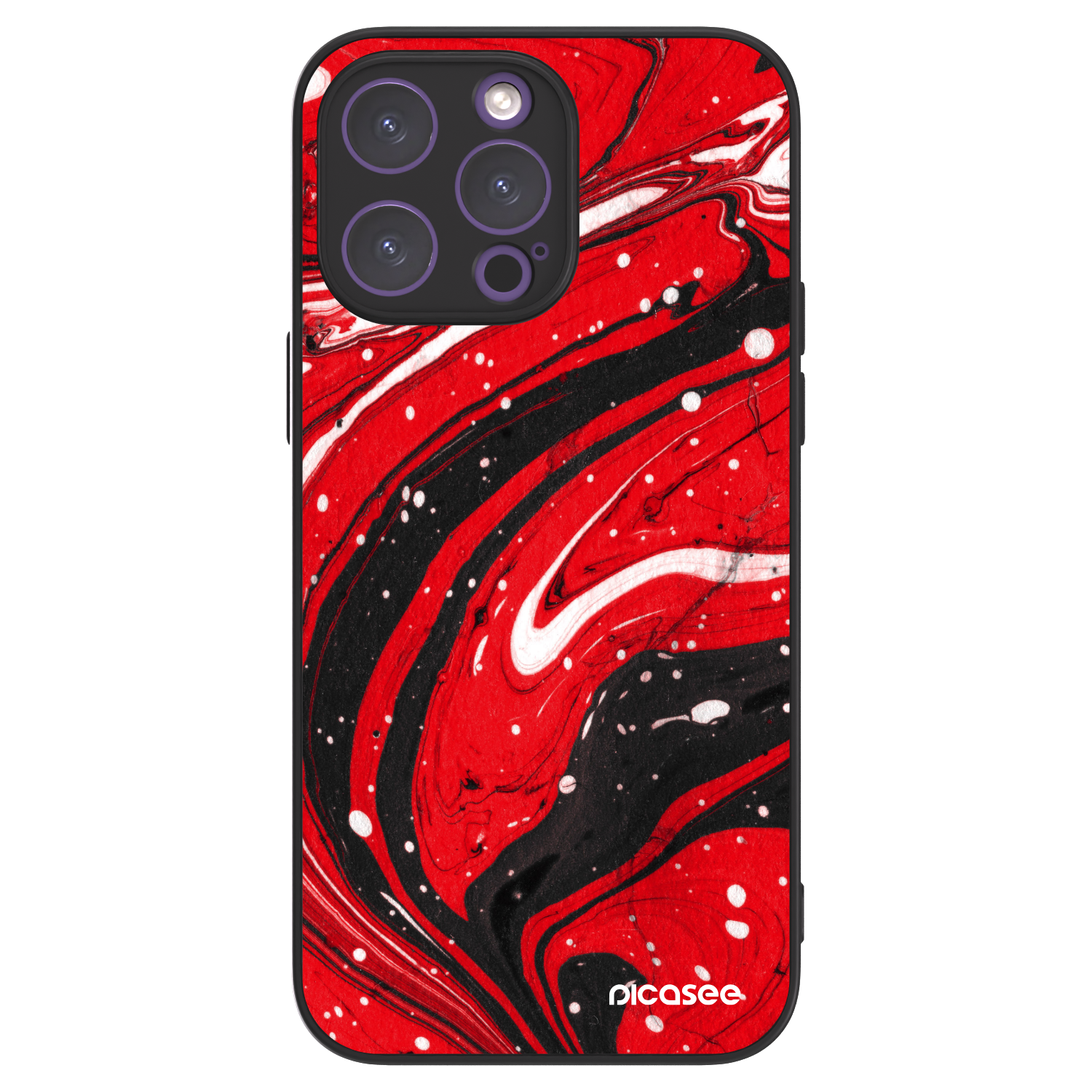 Picasee ULTIMATE CASE MagSafe Apple iPhone 14 Pro Max - készülékre - Red black