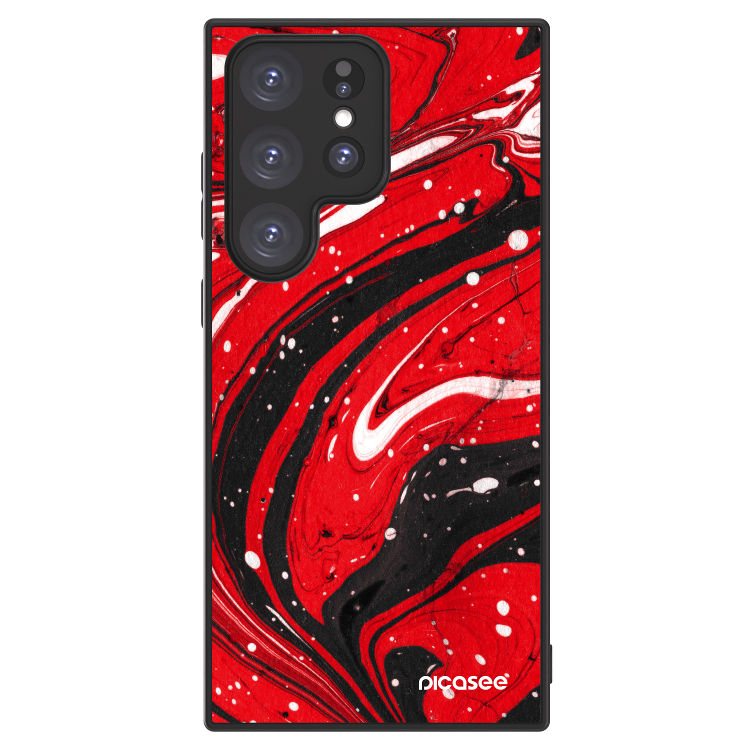 Picasee ULTIMATE CASE Samsung Galaxy S23 Ultra 5G - készülékre - Red black