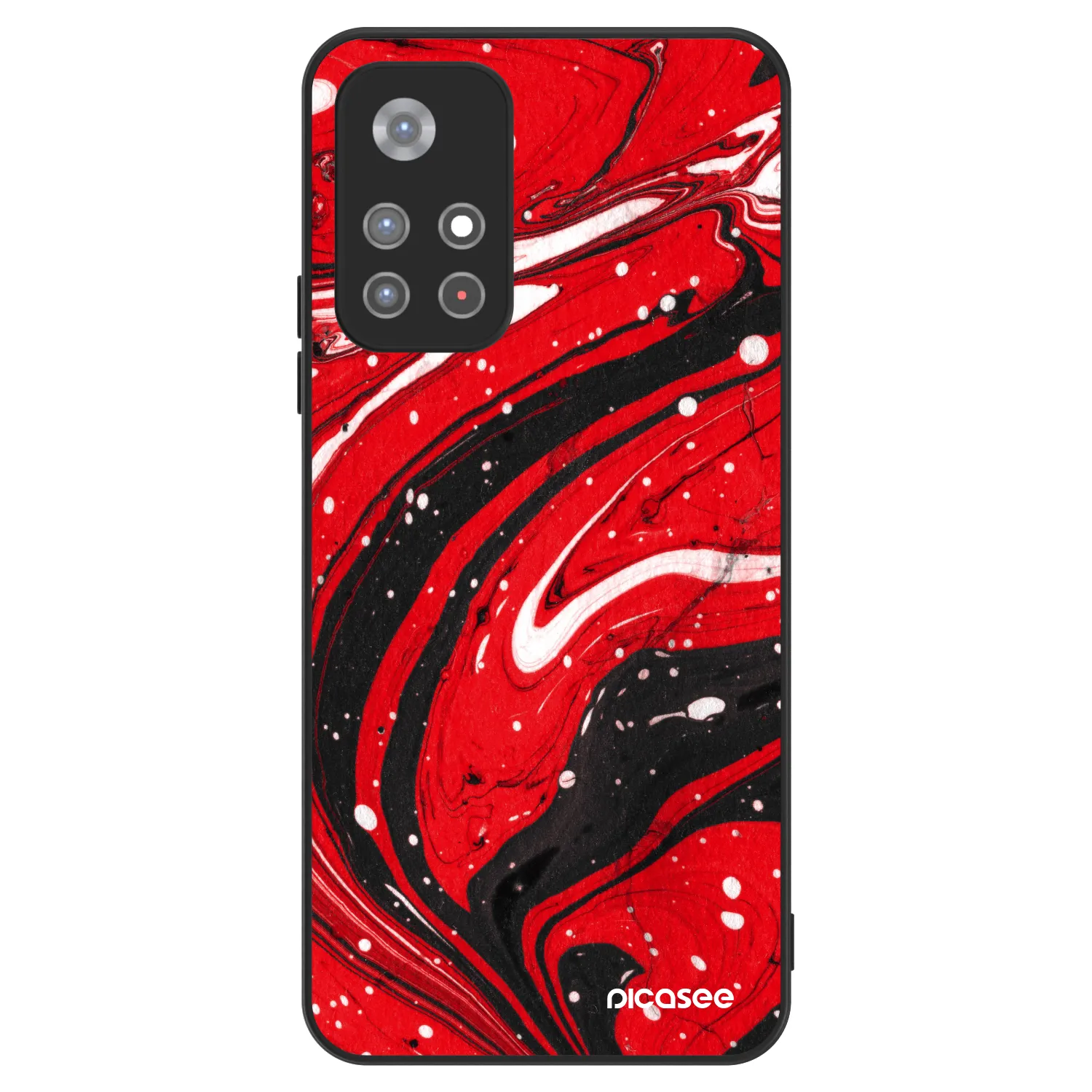 Picasee ULTIMATE CASE Xiaomi Redmi Note 11S 5G - készülékre - Red black