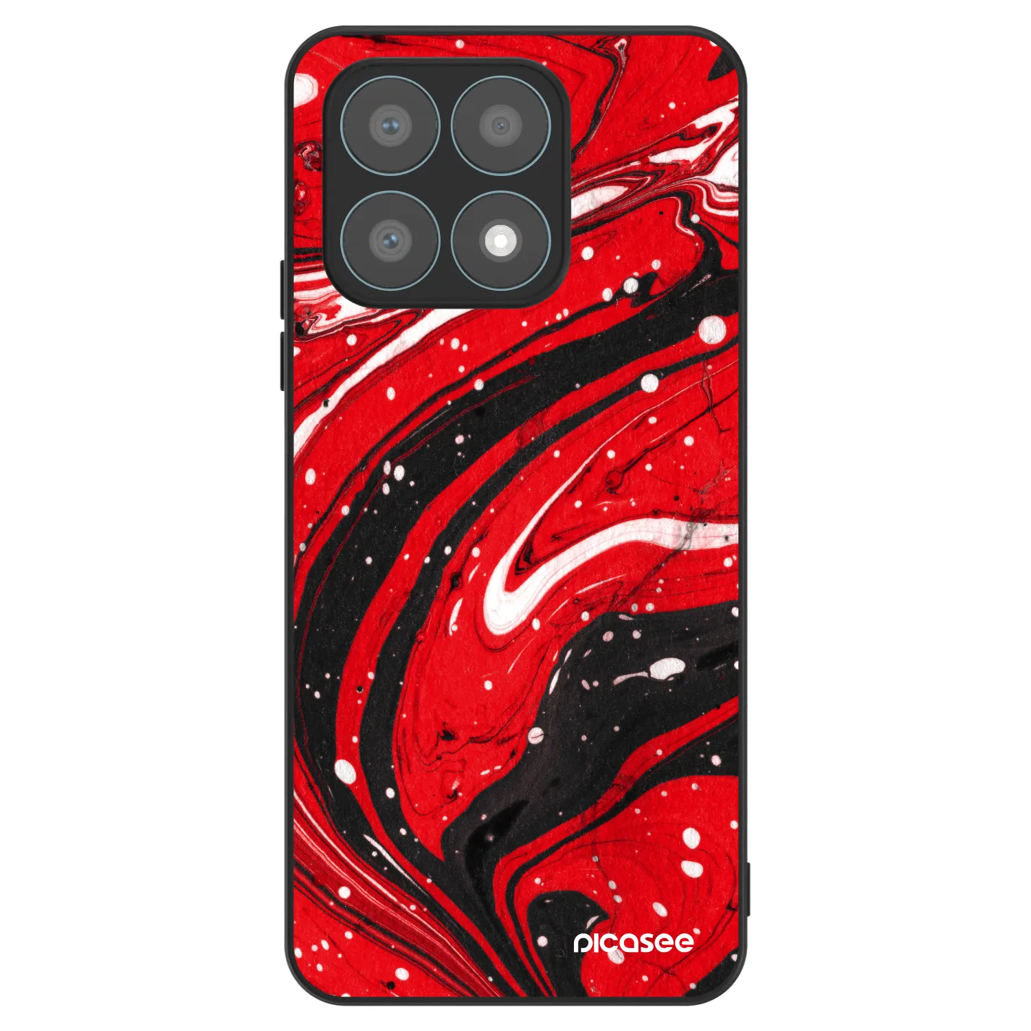Picasee ULTIMATE CASE Honor X8a - készülékre - Red black
