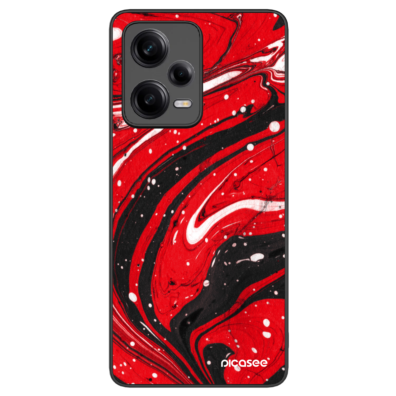 Picasee ULTIMATE CASE Xiaomi Redmi Note 12 Pro+ 5G - készülékre - Red black