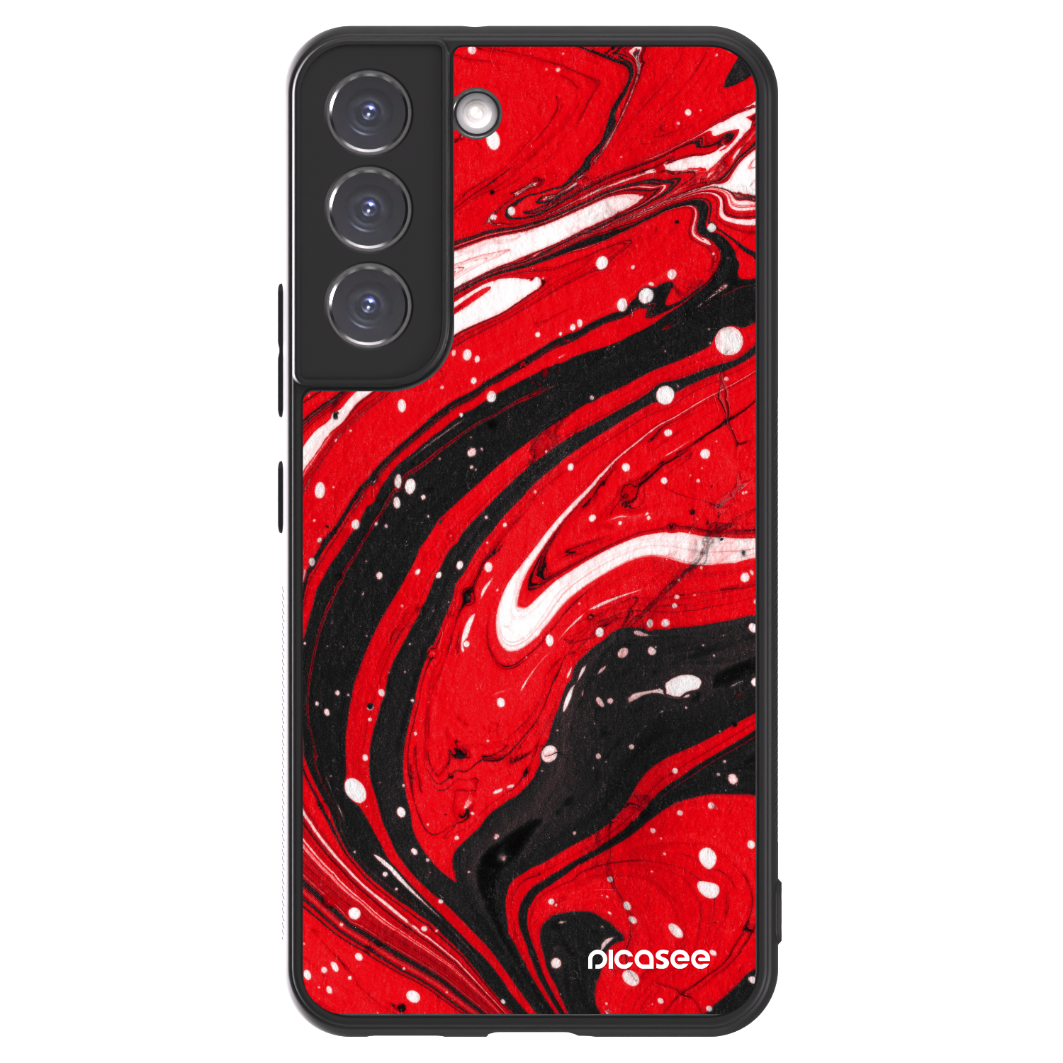 Picasee ULTIMATE CASE PowerShare Samsung Galaxy S22 5G - készülékre - Red black