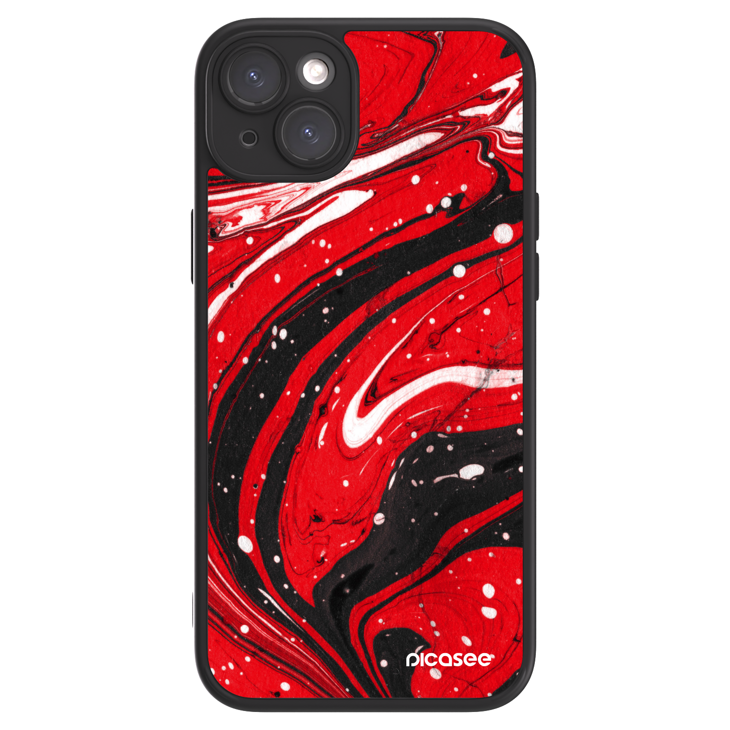 Picasee ULTIMATE CASE Apple iPhone 15 Plus - készülékre - Red black