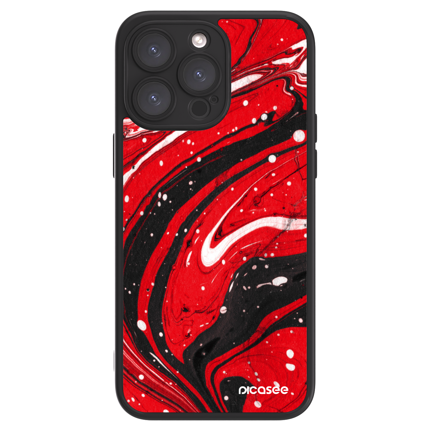 Picasee ULTIMATE CASE MagSafe Apple iPhone 15 Pro Max - készülékre - Red black