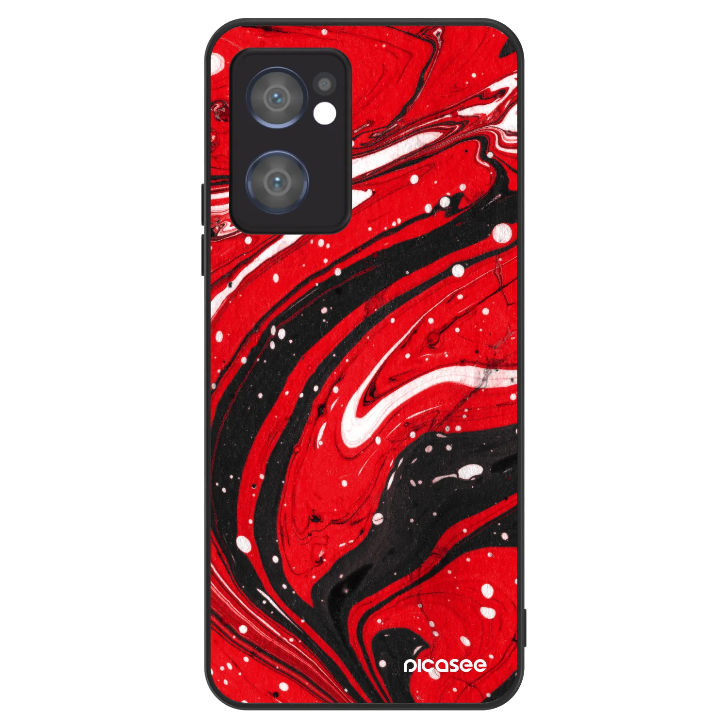 Picasee ULTIMATE CASE OPPO Reno 7 5G - készülékre - Red black