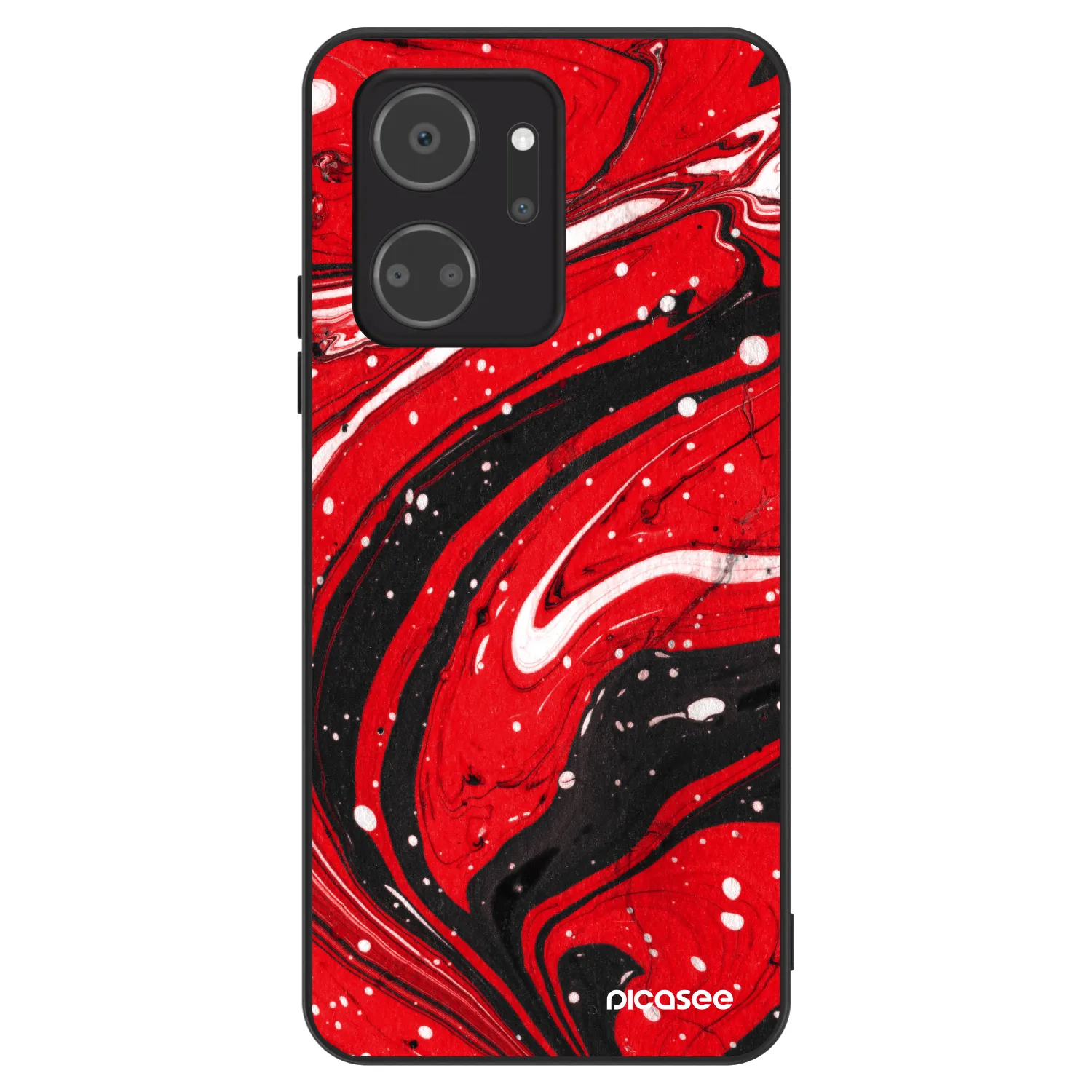 Picasee ULTIMATE CASE Honor X7a - készülékre - Red black