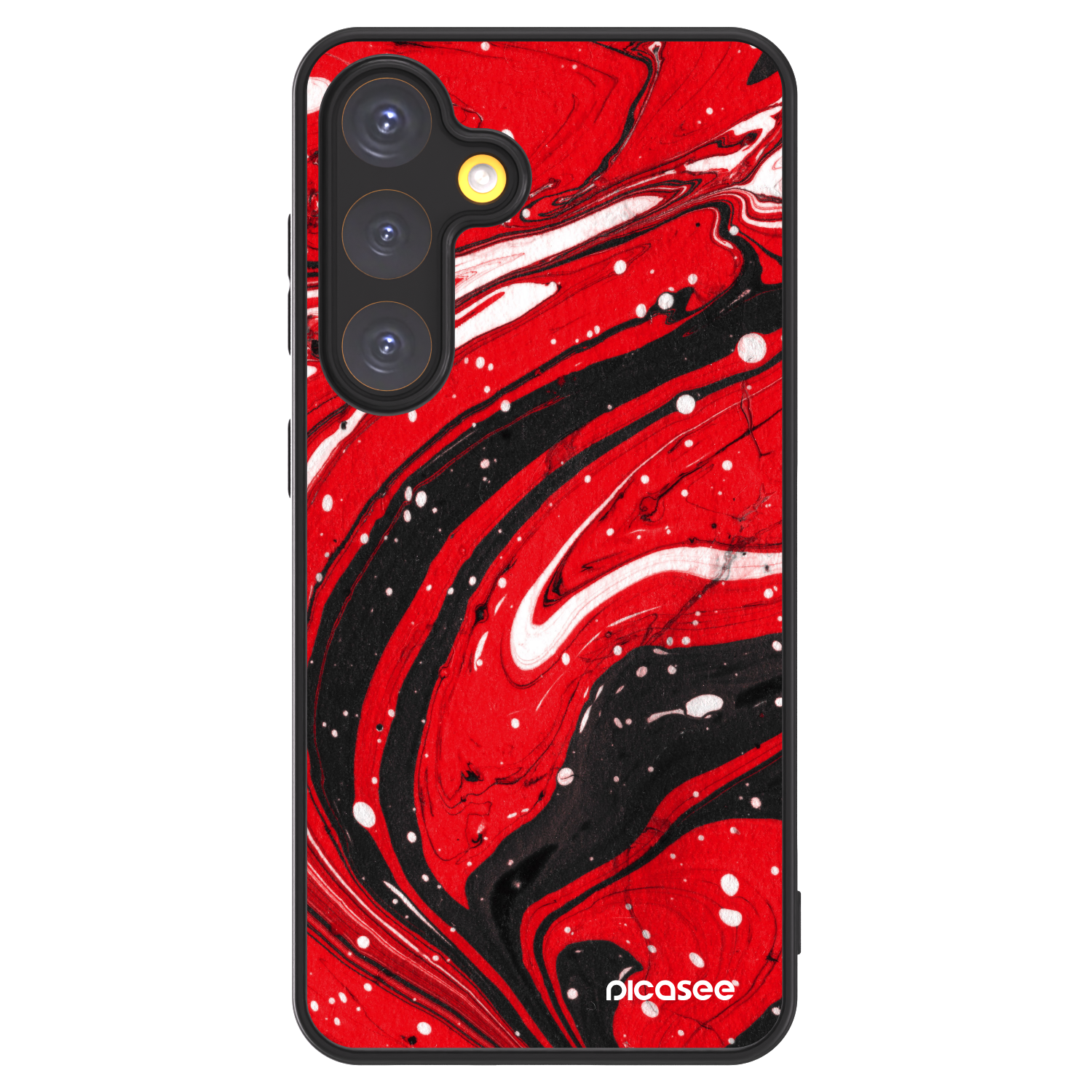 Picasee ULTIMATE CASE PowerShare Samsung Galaxy S24 S921B 5G - készülékre - Red black
