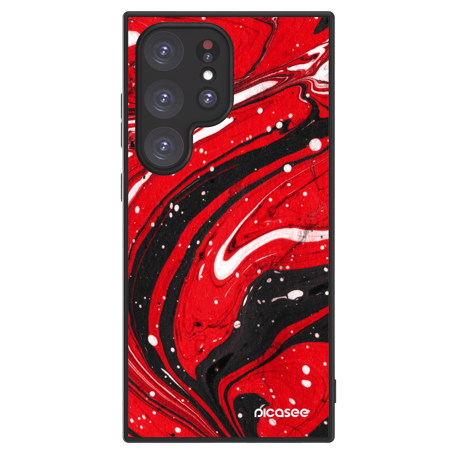 Picasee ULTIMATE CASE PowerShare Samsung Galaxy S24 Ultra S928B 5G - készülékre - Red black