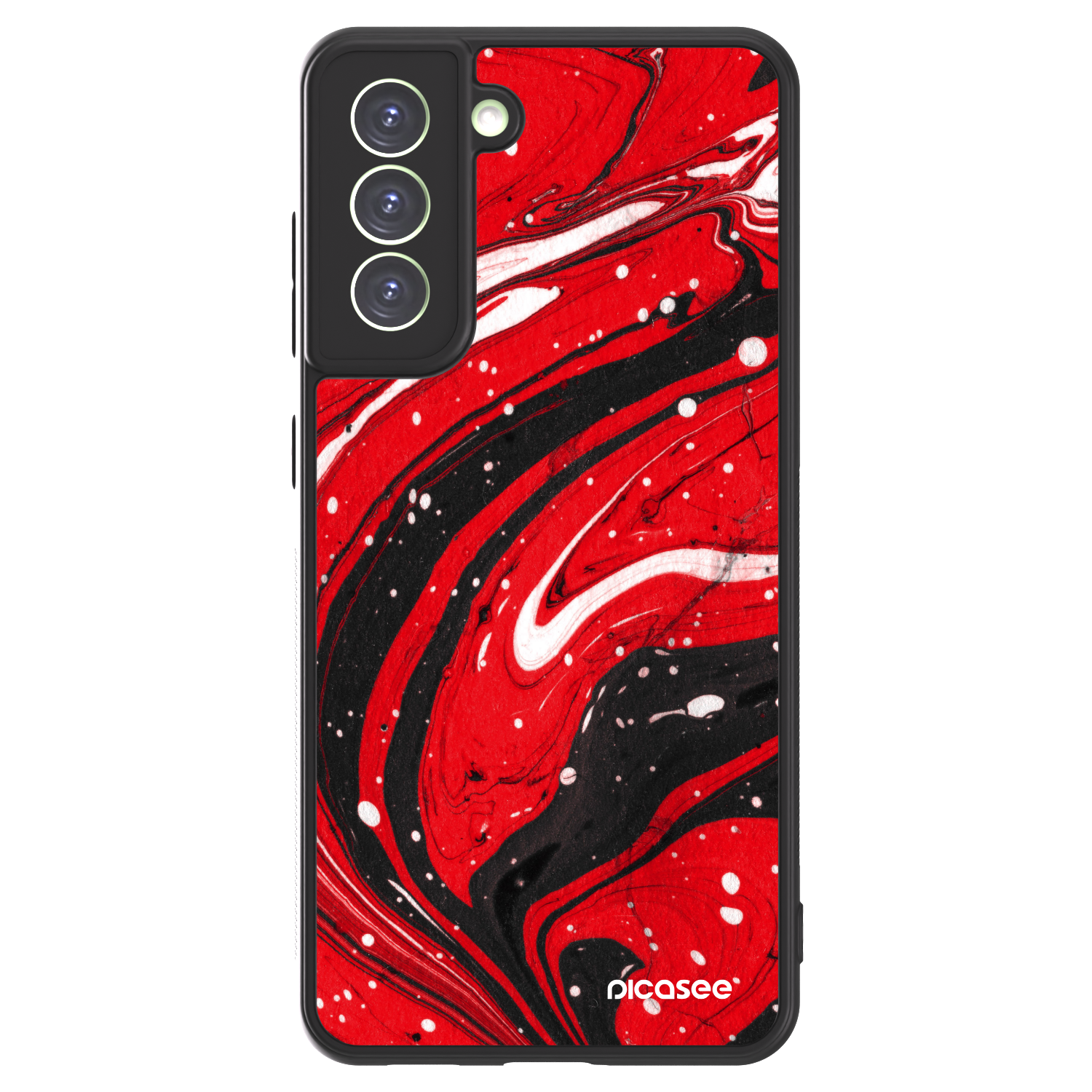 Picasee ULTIMATE CASE PowerShare Samsung Galaxy S21 FE 5G - készülékre - Red black