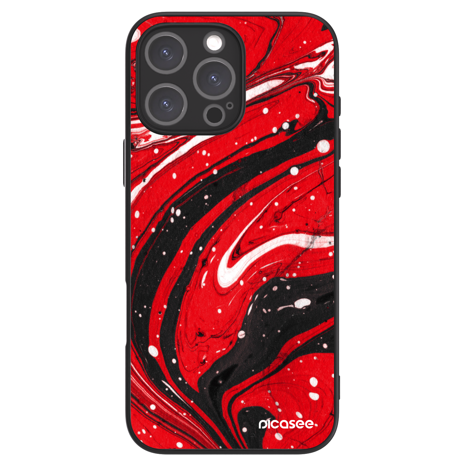Picasee ULTIMATE CASE MagSafe Apple iPhone 16 Pro Max - készülékre - Red black