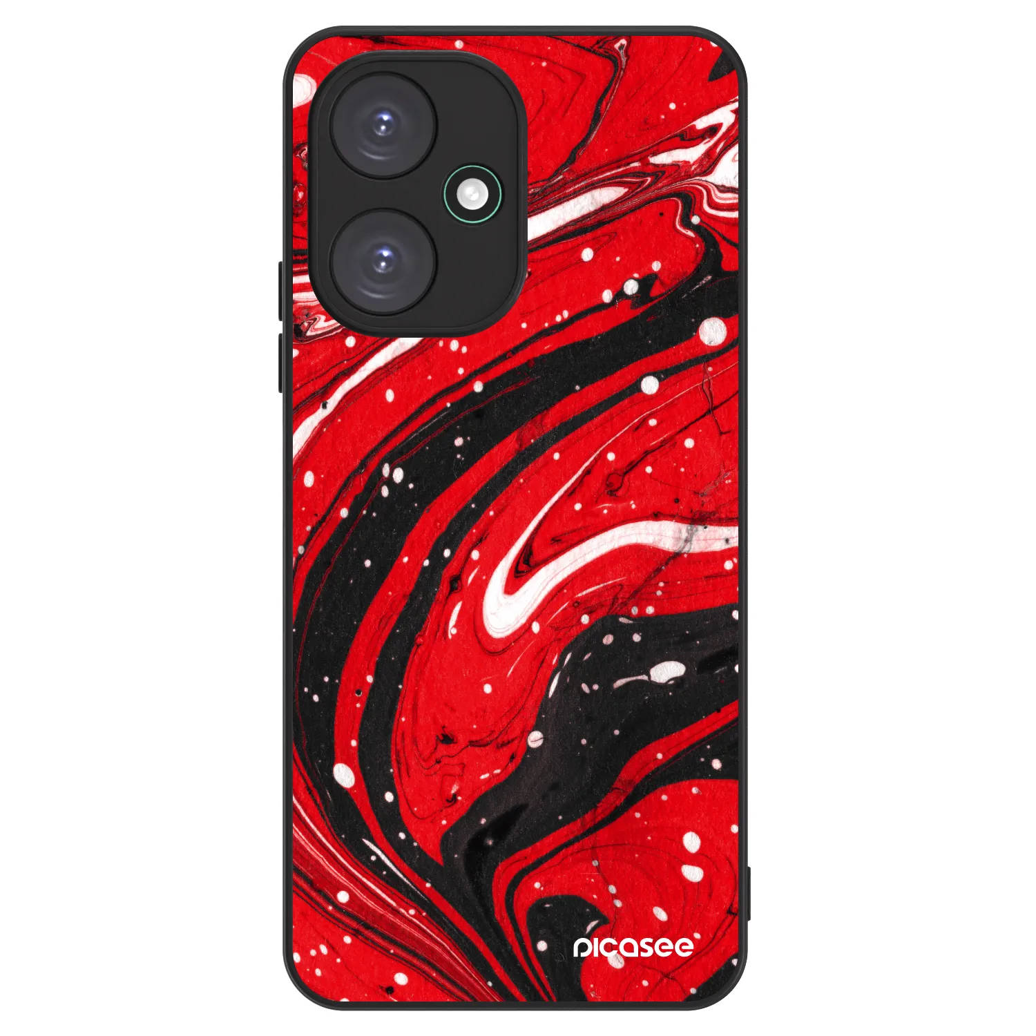 Picasee ULTIMATE CASE Xiaomi Redmi 13C 5G - készülékre - Red black