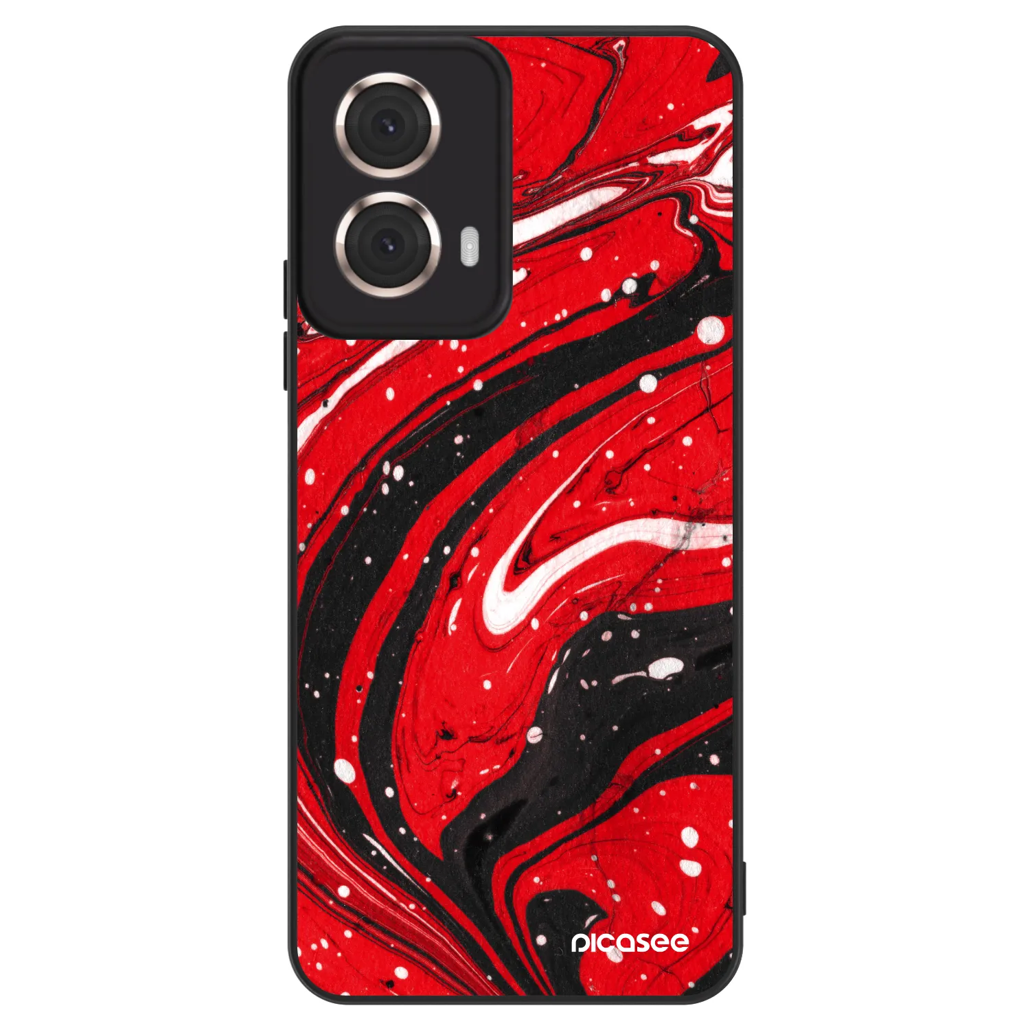 Picasee ULTIMATE CASE Motorola Moto G85 - készülékre - Red black