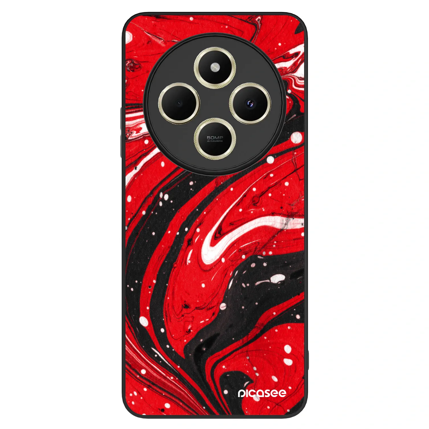 Picasee ULTIMATE CASE Xiaomi Redmi 14C - készülékre - Red black