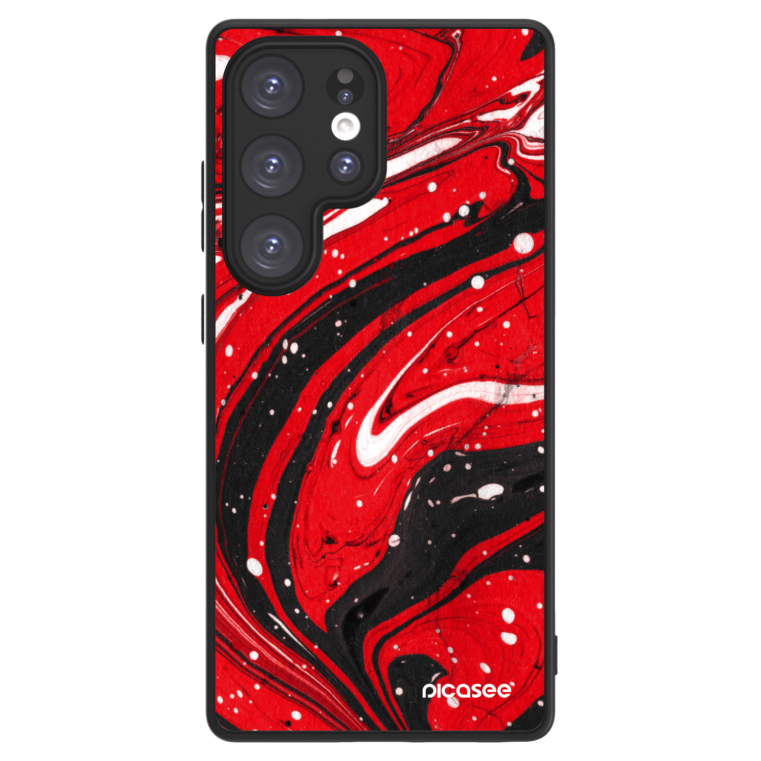 Picasee ULTIMATE CASE Samsung Galaxy S25 Ultra 5G - készülékre - Red black