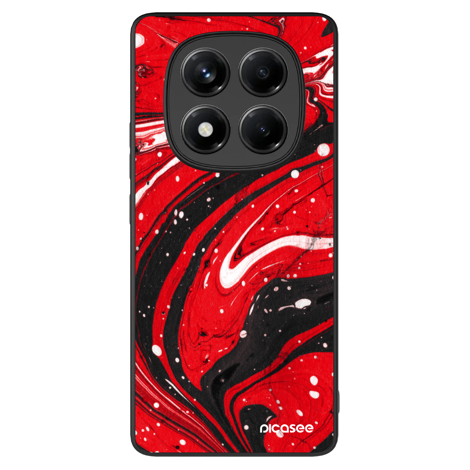 Picasee ULTIMATE CASE Xiaomi Redmi Note 14 Pro 4G - készülékre - Red black