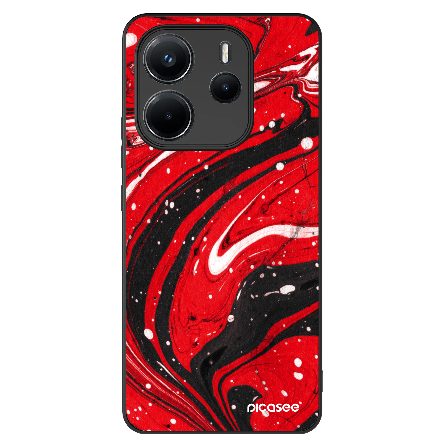 Picasee ULTIMATE CASE Xiaomi Redmi Note 14 4G - készülékre - Red black