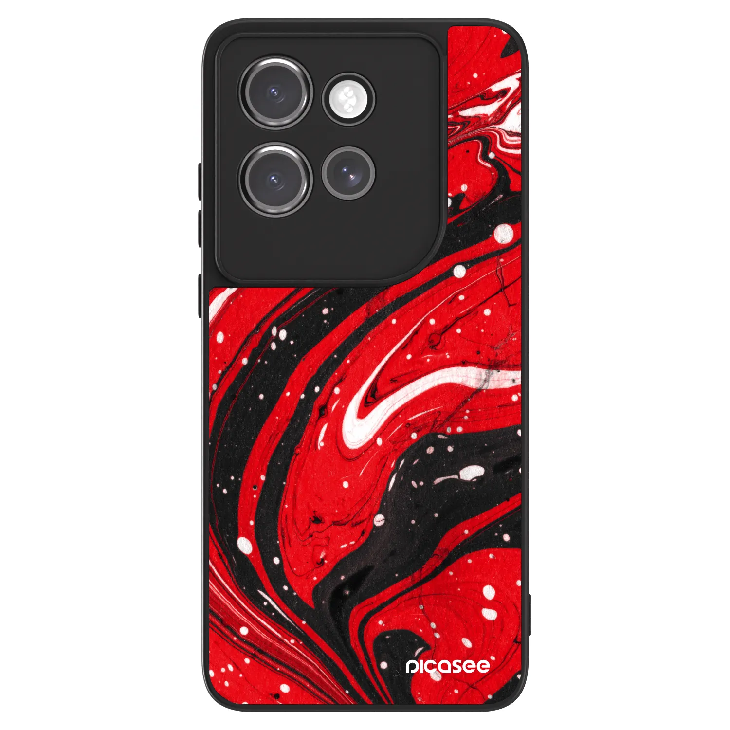 Picasee ULTIMATE CASE Motorola Edge 50 Neo - készülékre - Red black