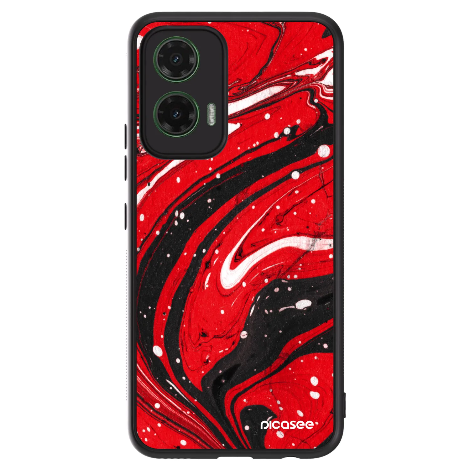 Picasee ULTIMATE CASE Motorola Moto G35 5G - készülékre - Red black
