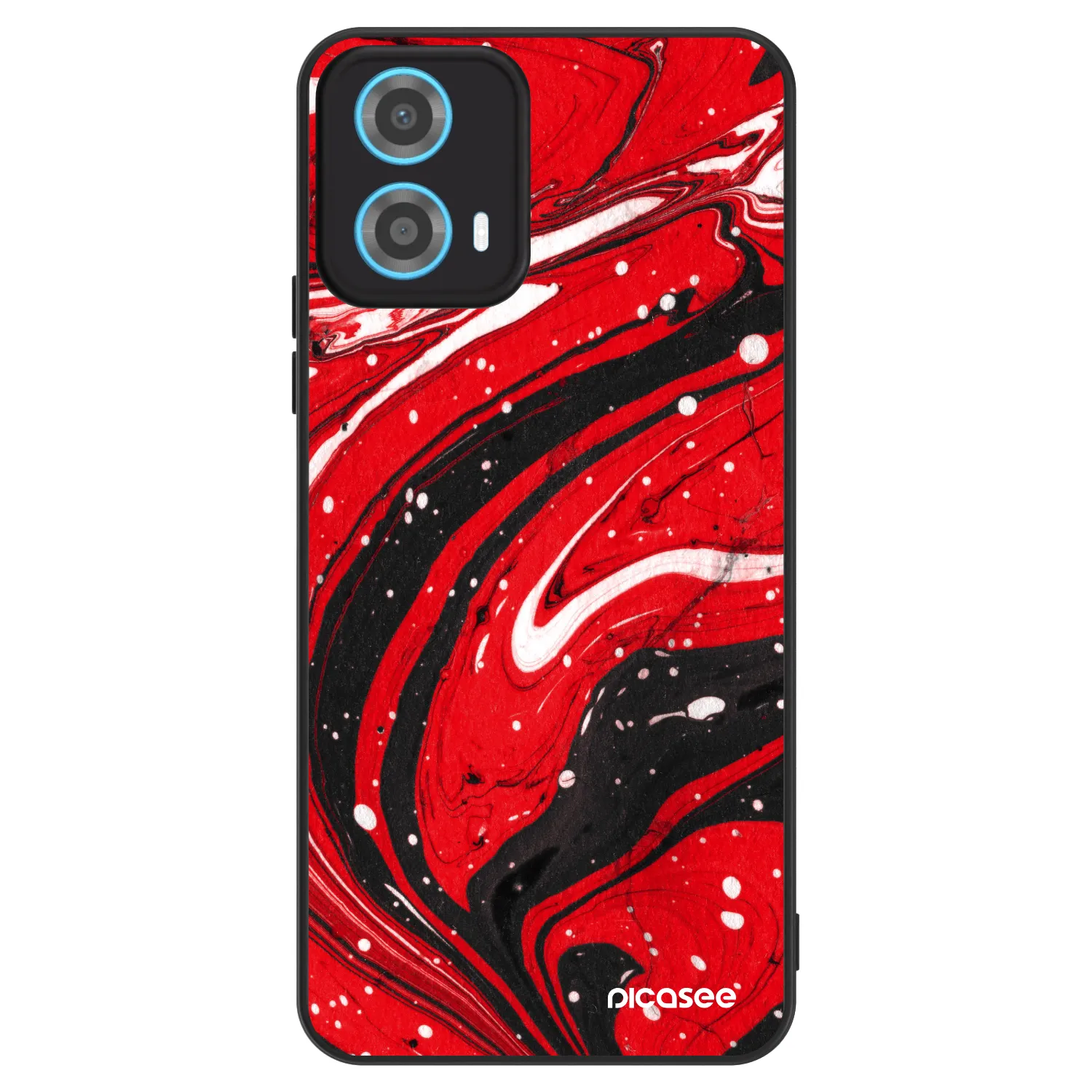 Picasee ULTIMATE CASE Motorola Moto G34 5G - készülékre - Red black