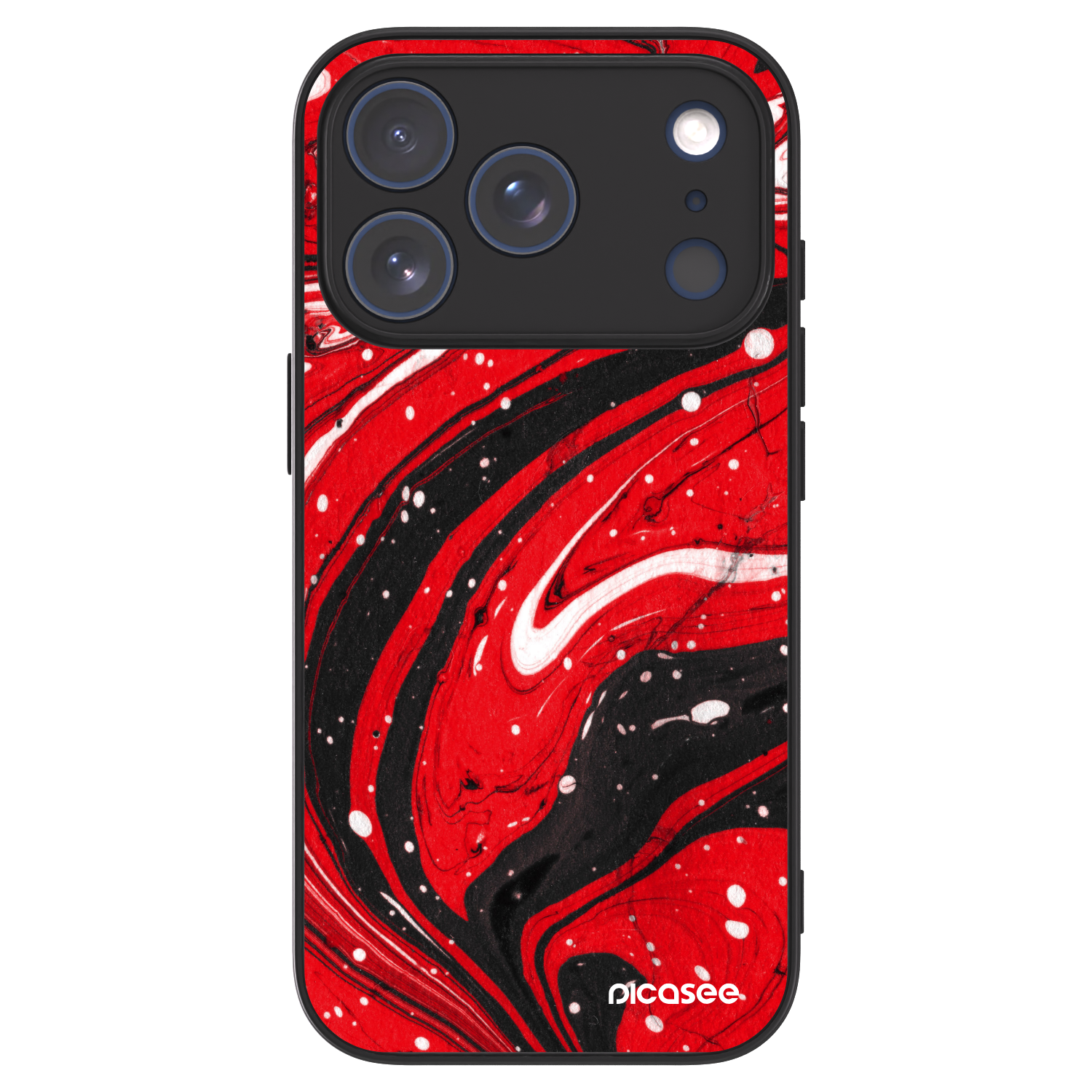 Picasee ULTIMATE CASE MagSafe Apple iPhone 17 Pro - készülékre - Red black