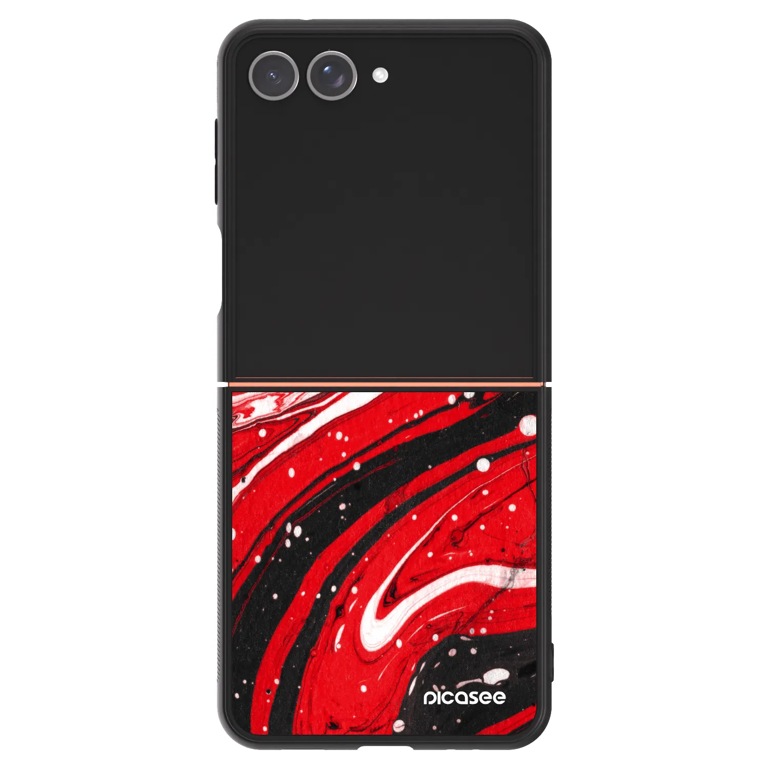 Picasee ULTIMATE CASE Samsung Galaxy Z Flip7 5G - készülékre - Red black