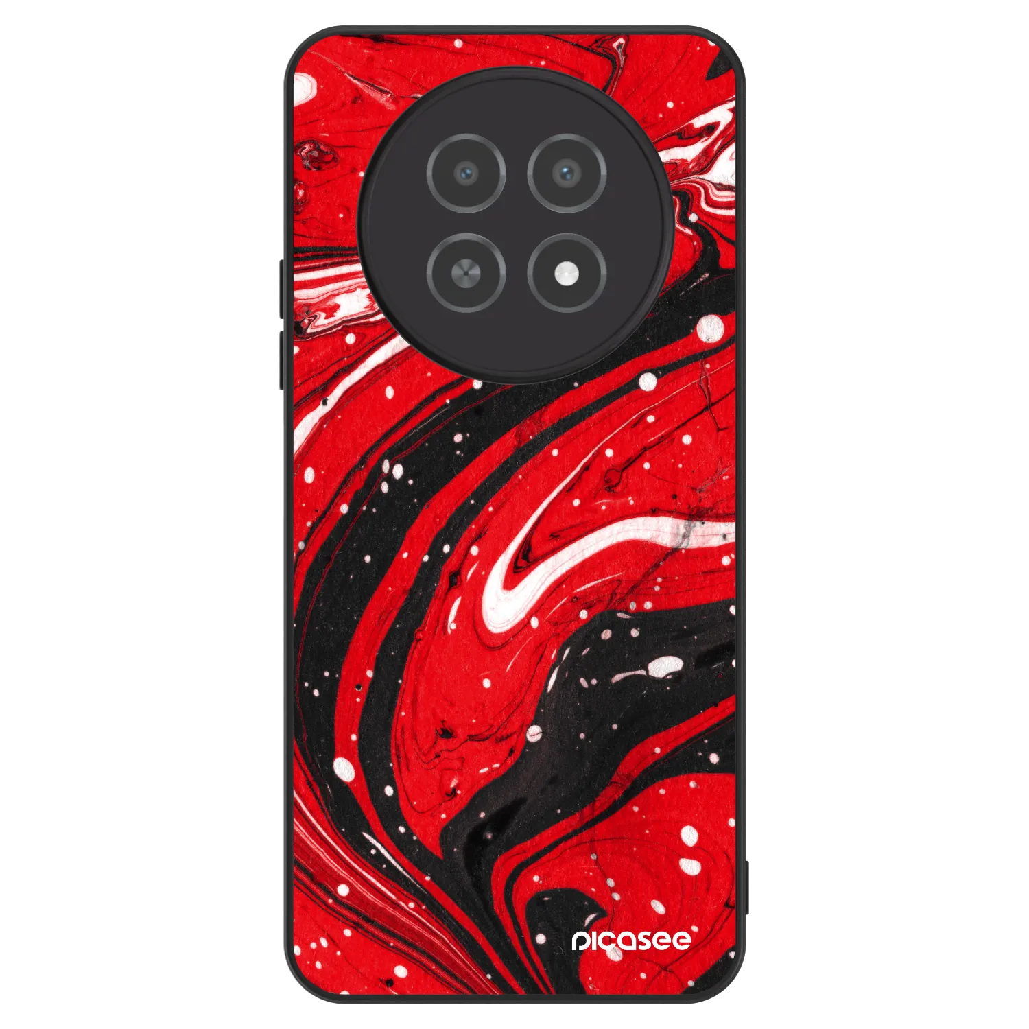 Picasee ULTIMATE CASE Realme 12X - készülékre - Red black
