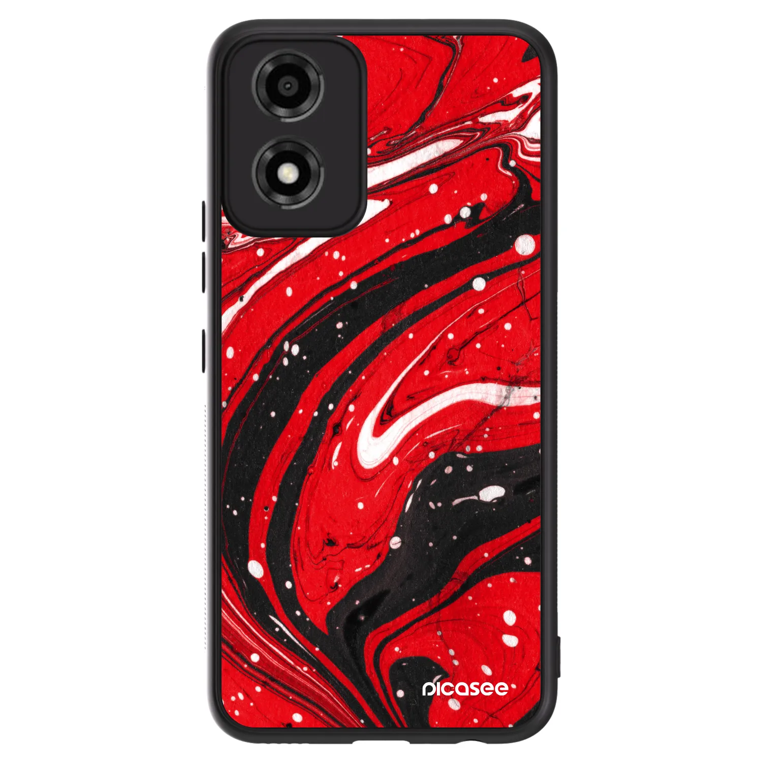 Picasee ULTIMATE CASE Motorola Moto E14 - készülékre - Red black