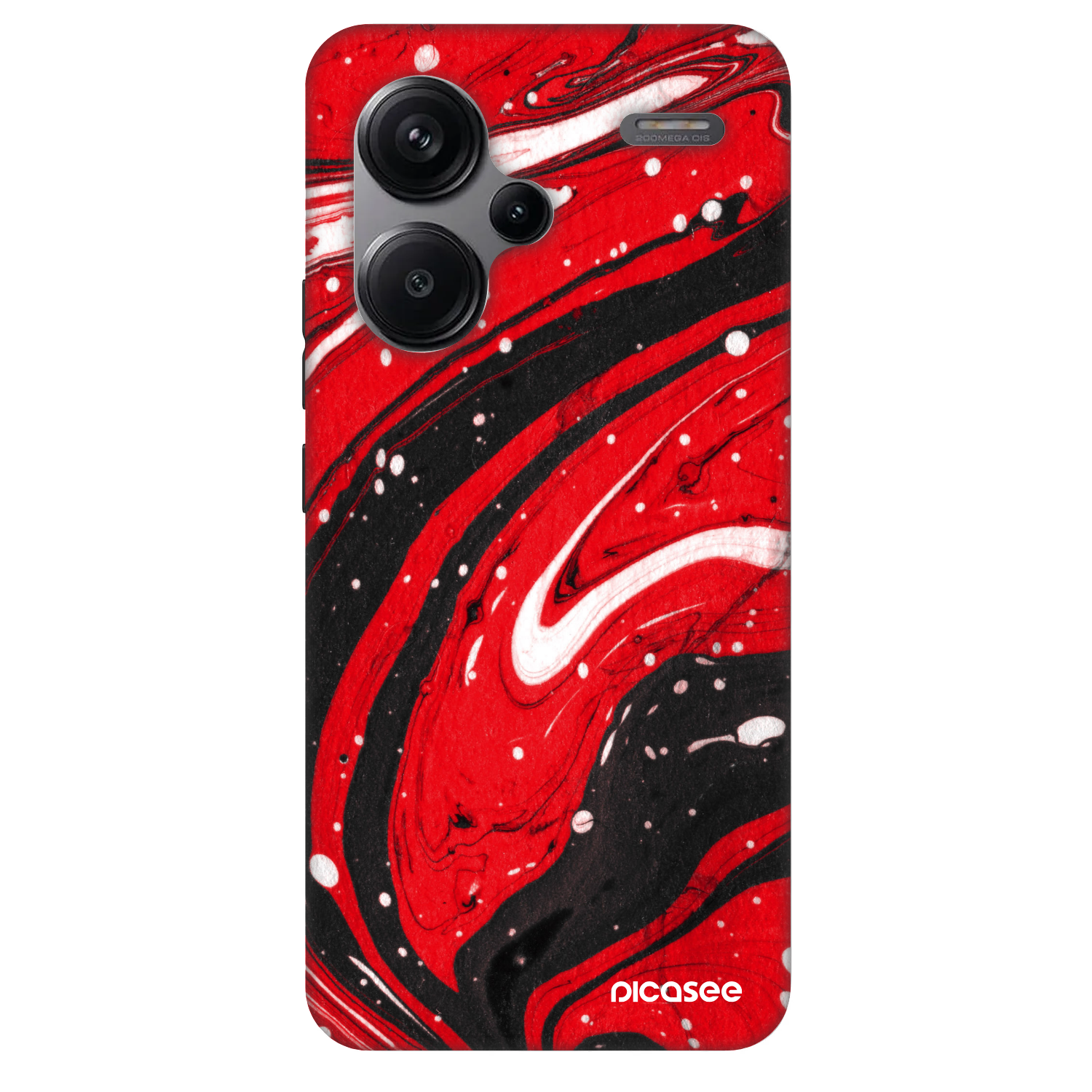 Picasee Fashion Case Xiaomi Redmi Note 13 Pro+ 5G - Red black