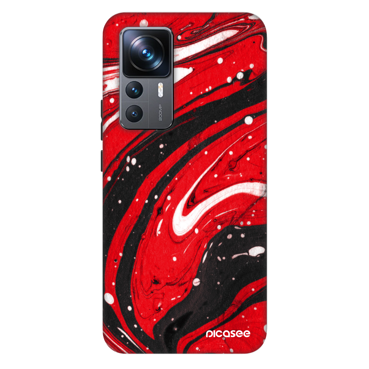 Picasee Fashion Case Xiaomi 12T Pro - Red black