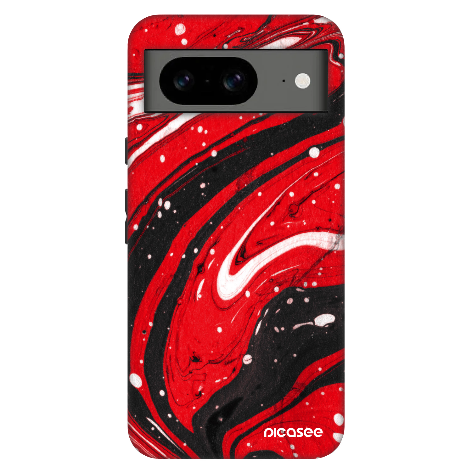 Picasee Fashion Case Google Pixel 8 Pro - Red black