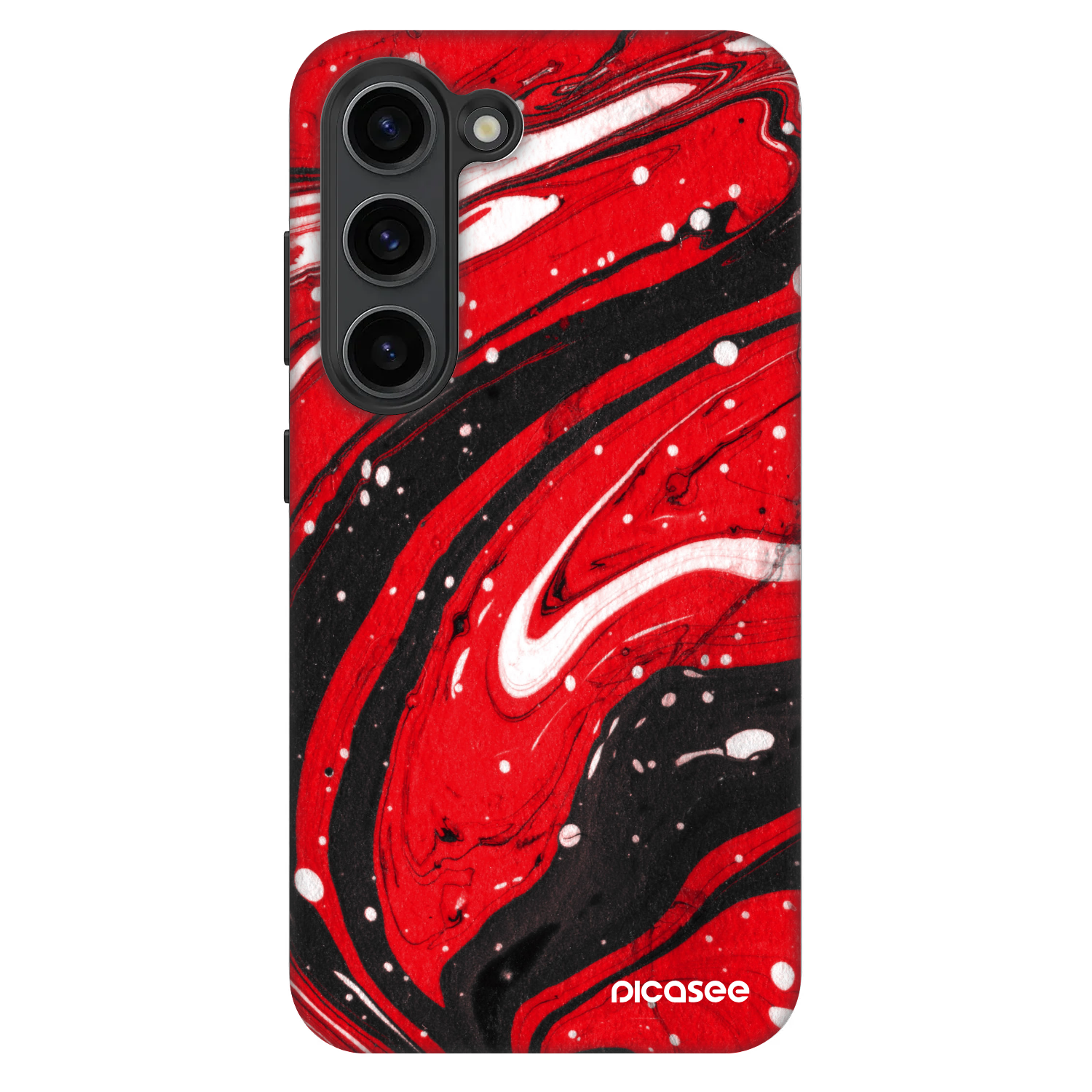 Picasee Fashion Case Samsung Galaxy S23+ 5G - Red black