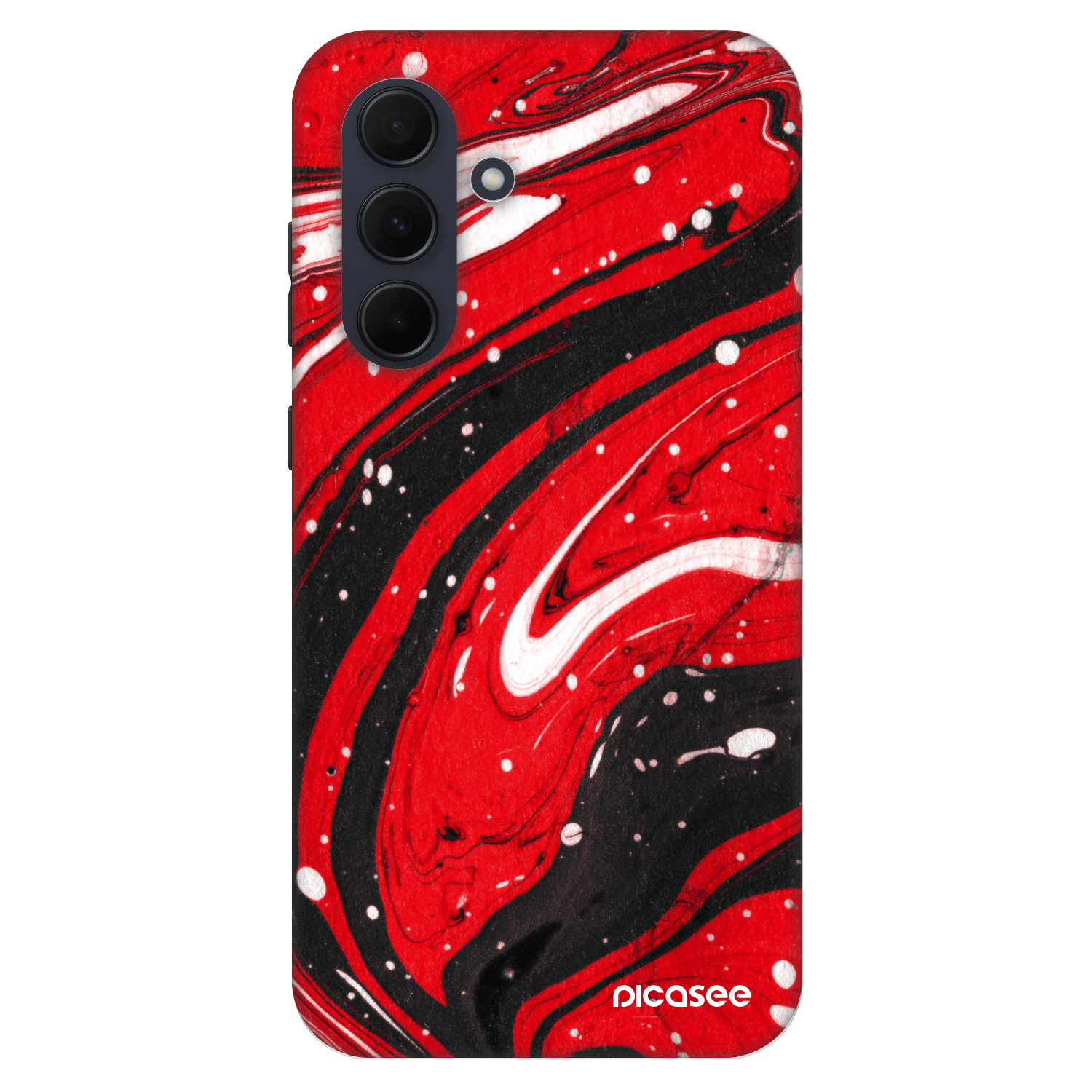 Picasee Fashion Case Samsung Galaxy A35 5G A356B - Red black