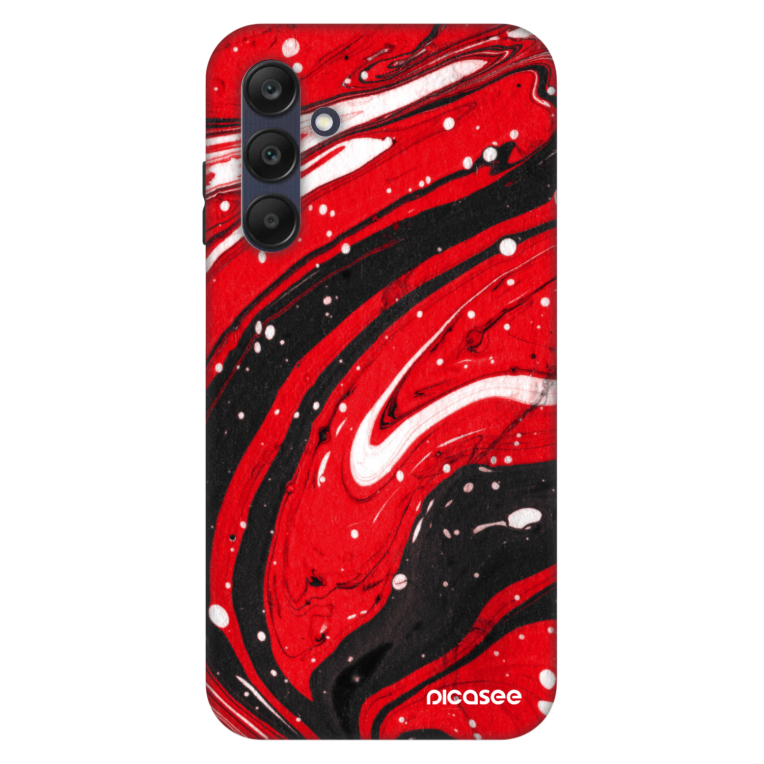 Picasee Fashion Case Samsung Galaxy A25 A256B 5G - Red black