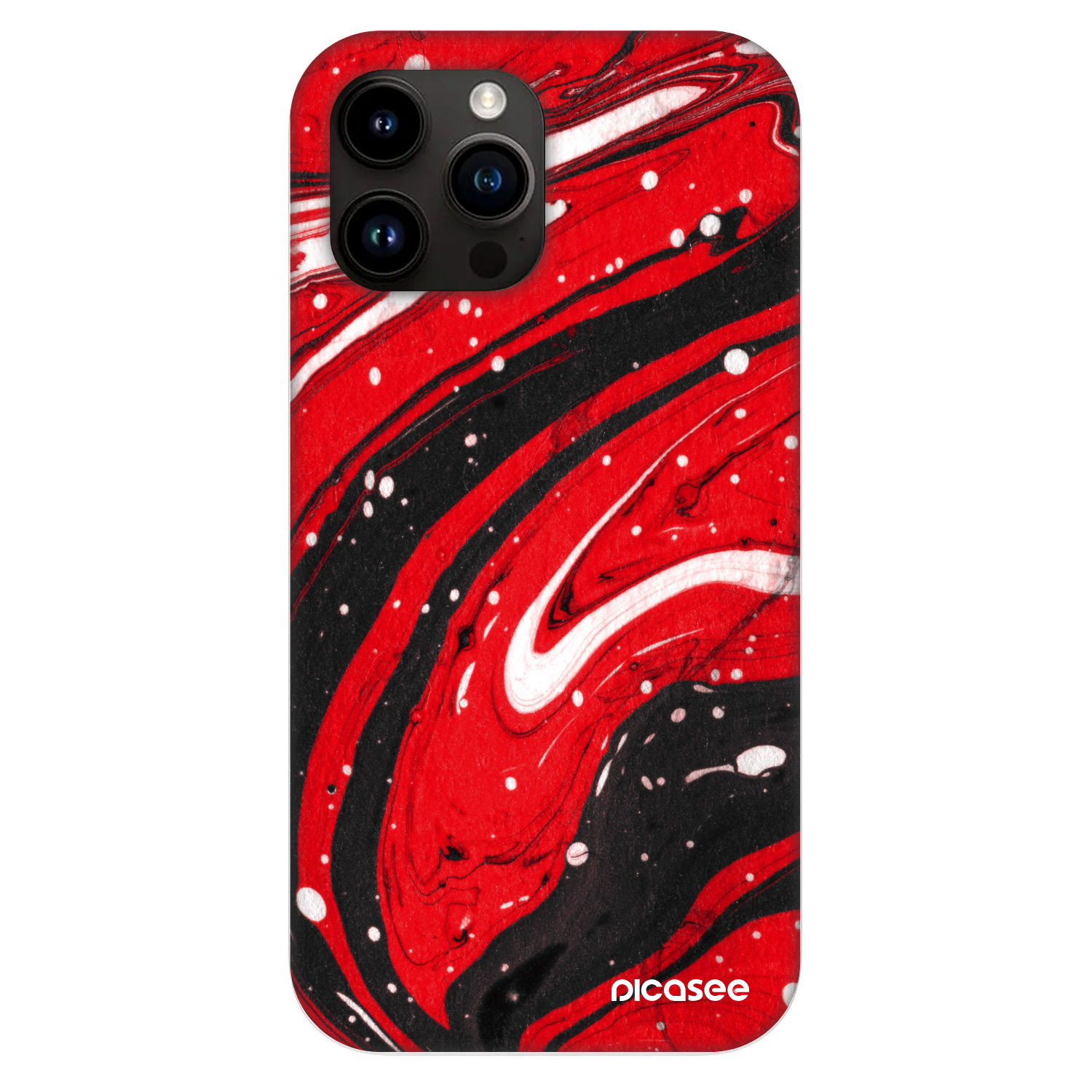Picasee Fashion Case MagSafe Apple iPhone 13 Pro Max - Red black