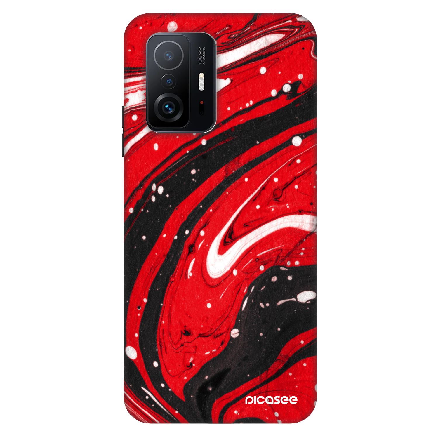 Picasee Fashion Case Xiaomi 11T - Red black