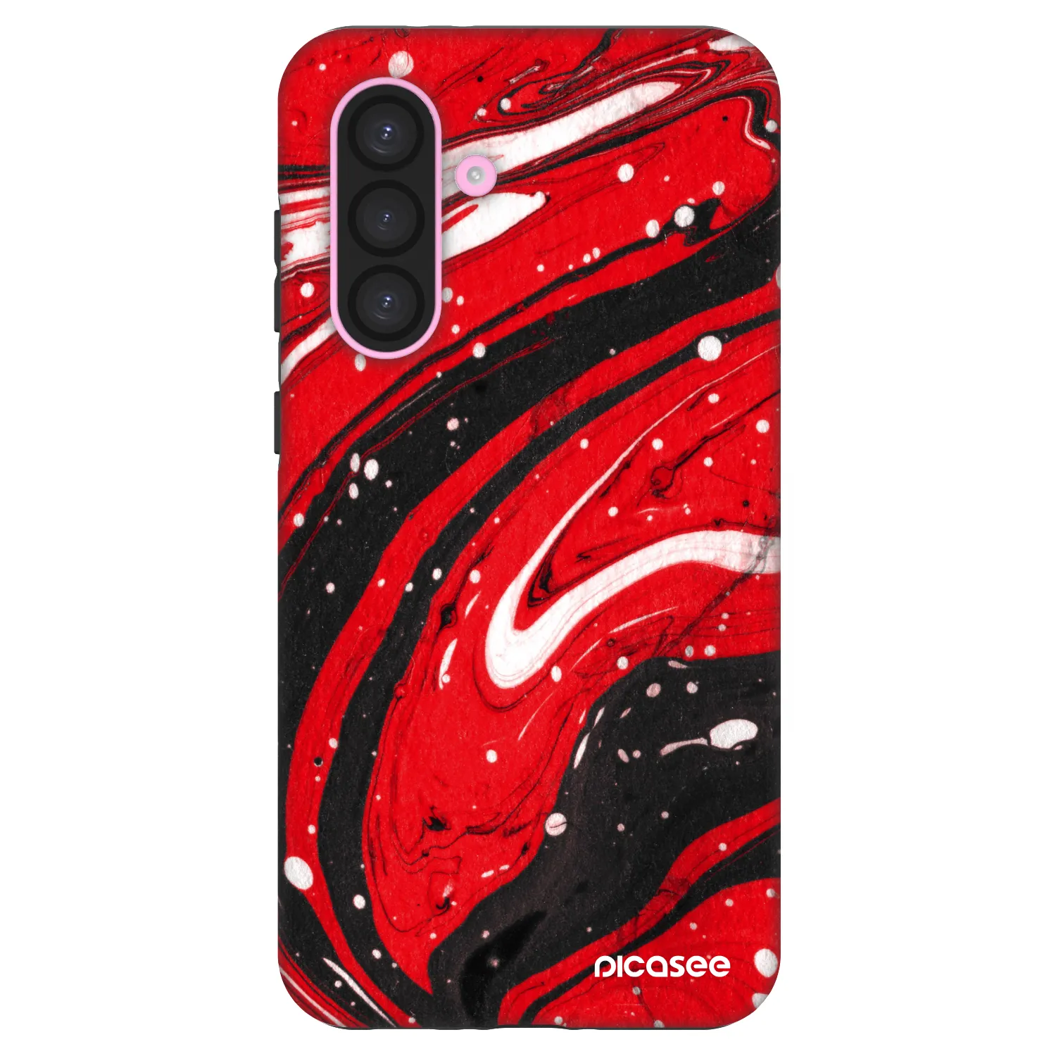Picasee Fashion Case Samsung Galaxy A56 5G A566B - Red black