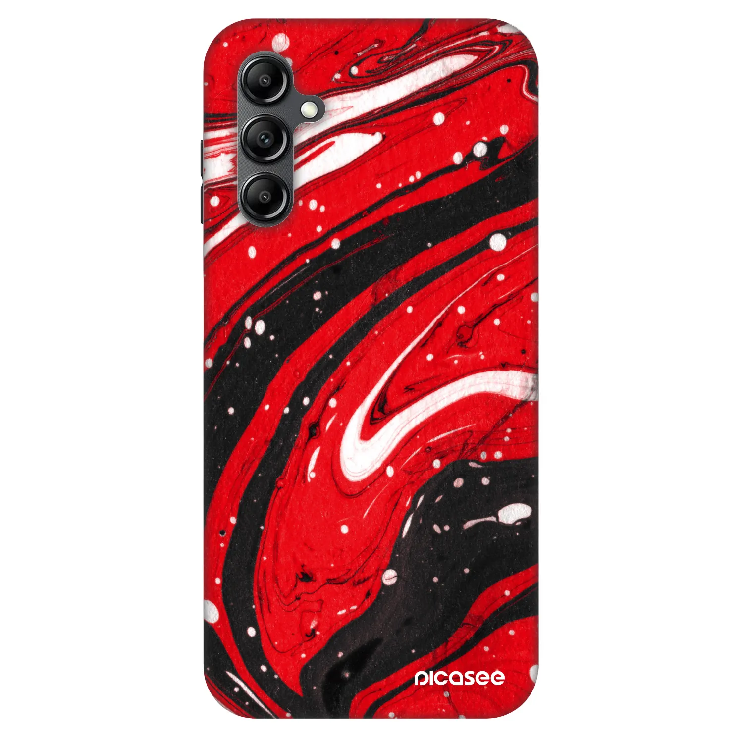 Picasee Fashion Case Samsung Galaxy A16 4G - Red black