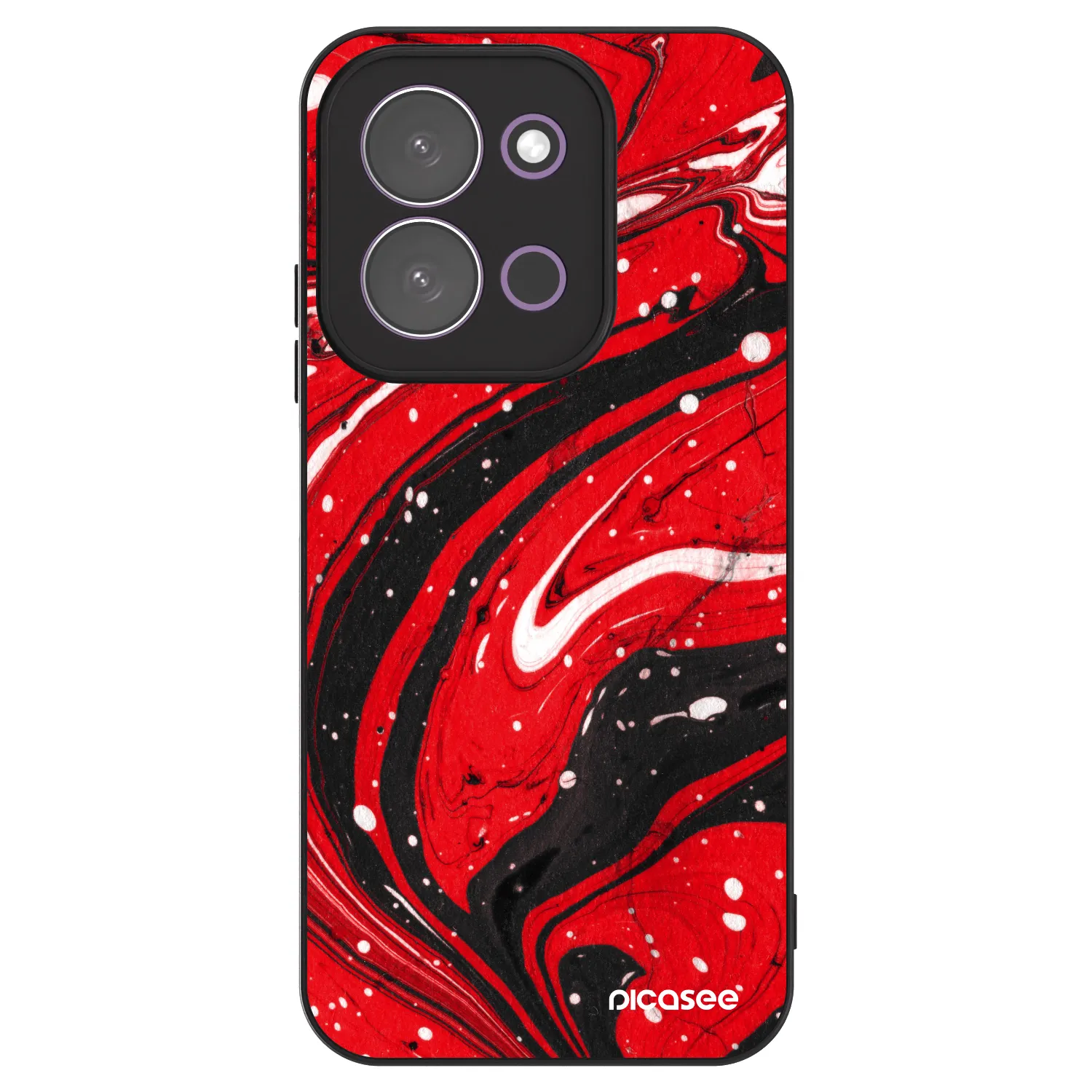 Picasee ULTIMATE CASE Xiaomi Redmi 15C 5G - készülékre - Red black