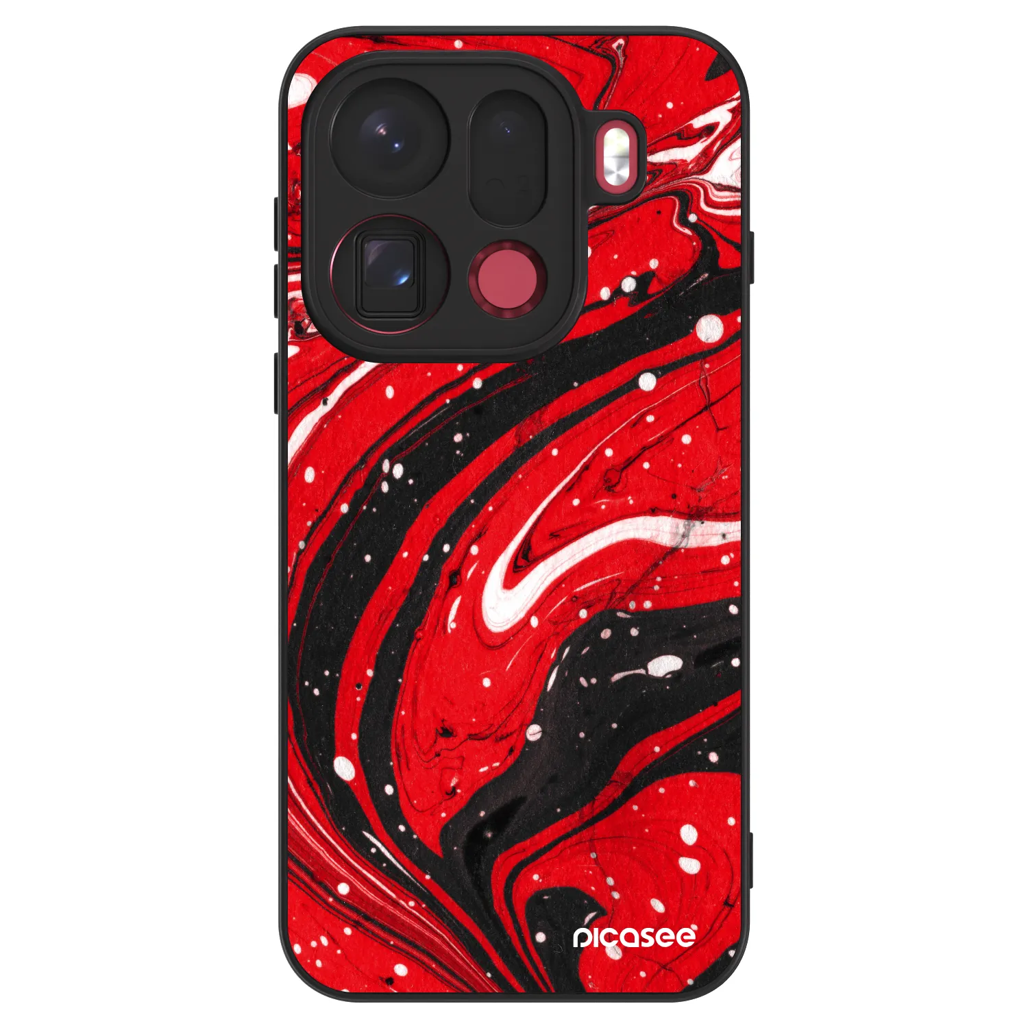 Picasee ULTIMATE CASE OPPO Find X9 Pro - készülékre - Red black