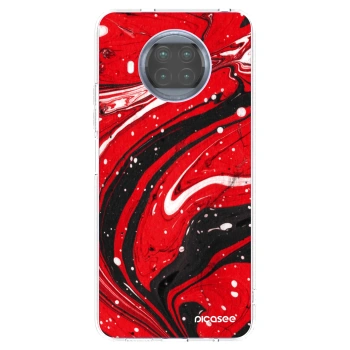 Picasee átlátszó szilikon tok az alábbi mobiltelefonokra Xiaomi Mi 10T Lite - Red black