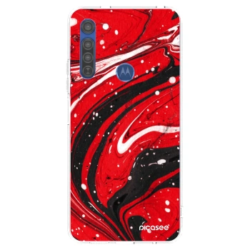 Tok az alábbi mobiltelefonokra Motorola Moto G8 - Red black