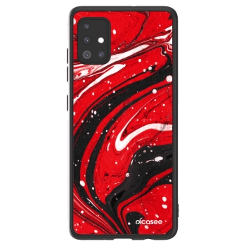 Picasee ULTIMATE CASE Samsung Galaxy A51 A515F - készülékre - Red black