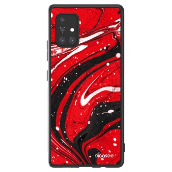 Picasee ULTIMATE CASE Samsung Galaxy A71 A715F - készülékre - Red black