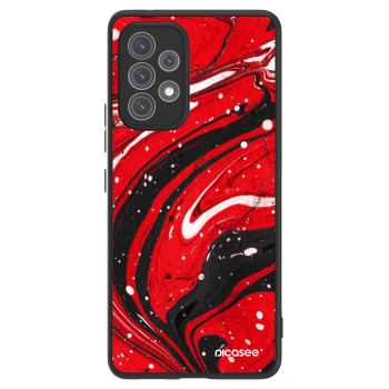 Picasee ULTIMATE CASE Samsung Galaxy A52 5G A525F - készülékre - Red black