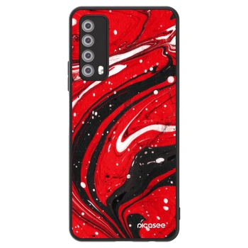 Szilikon tok erre a típusra Huawei P Smart 2021 - Red black
