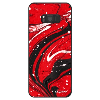 Szilikon tok erre a típusra Samsung Galaxy S8 G950F - Red black