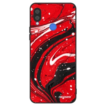 Szilikon tok erre a típusra Huawei Nova 3 - Red black
